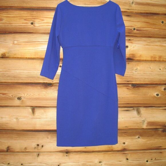 Diane Von Furstenberg DVF 3/4 Sleeve Sheath Dress - Picture 7 of 11